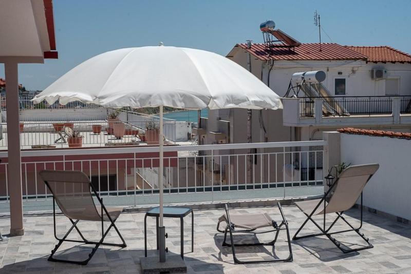 Grcka Reni Greece Beach Penthaus 3 Nea Kallikrateia Dış mekan fotoğraf
